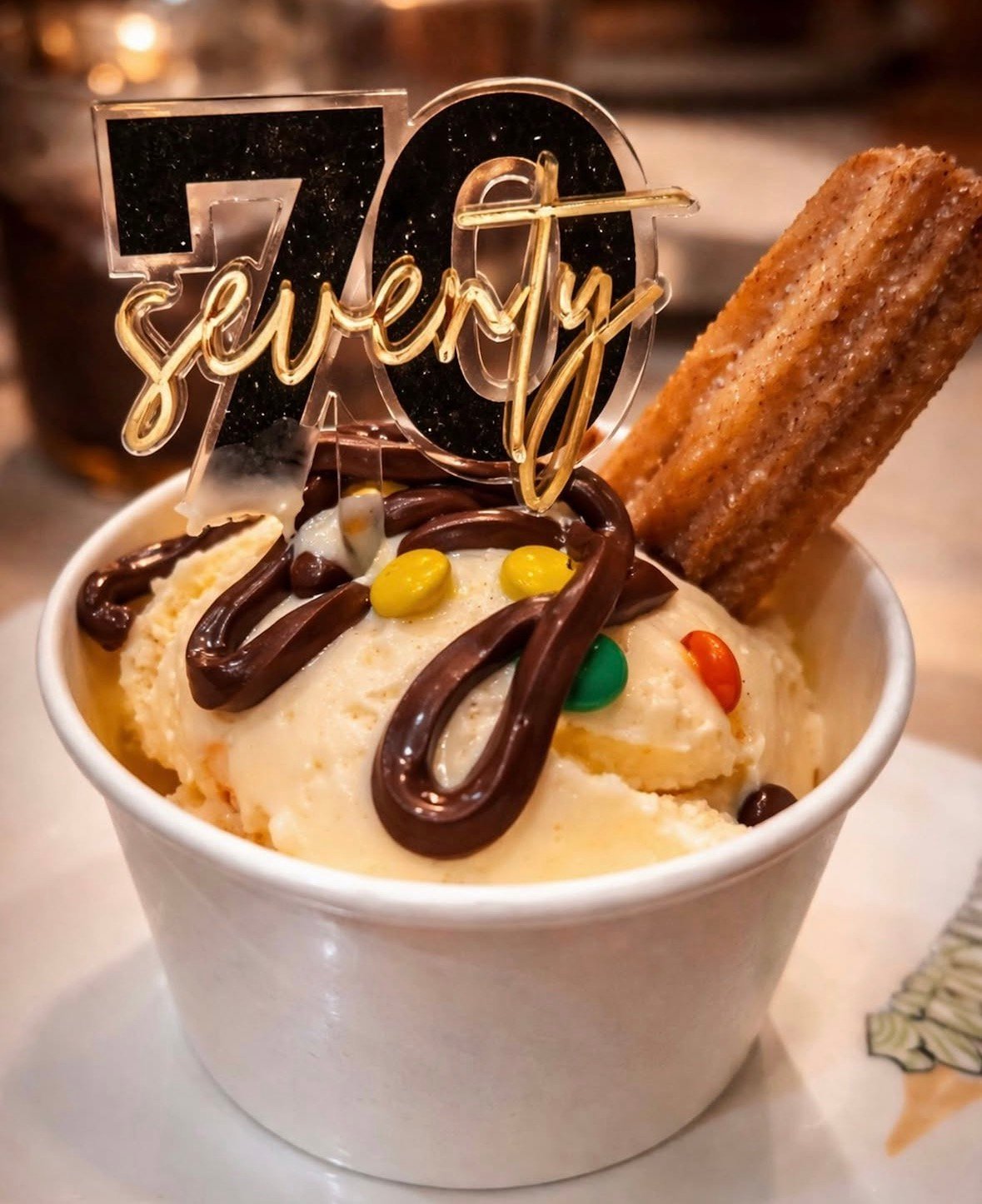 Ice cream sundae